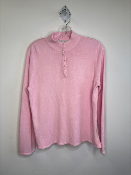 White Stag Quarter-Button Sweater (XL)