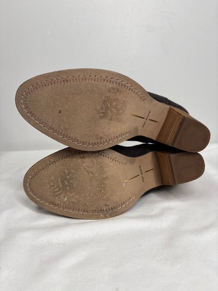 Dolce Vita Suede Heeled Western Ankle Boots (US 7.5)