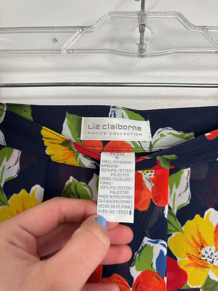 NWT Liz Claiborne Set Of 2 Floral Blouse With Skirt (6)