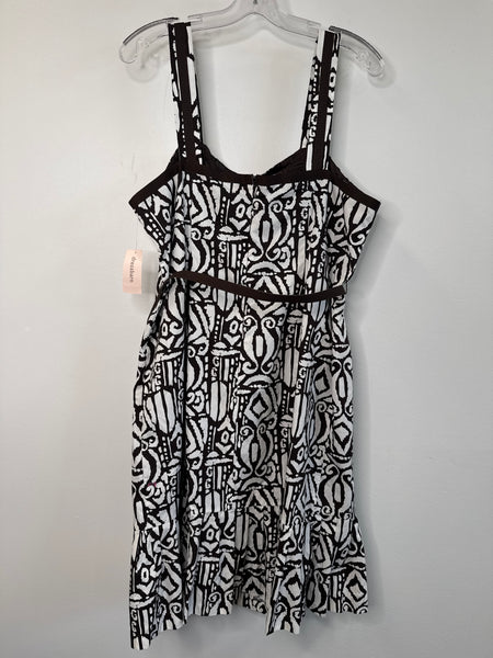 NWT Dress Barn Patterned Midi Dress (16W)