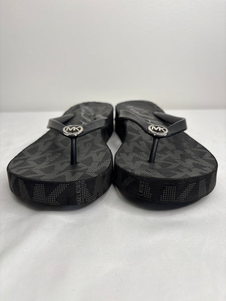 Michael Kors Signature Platform Flip Flops (11M)