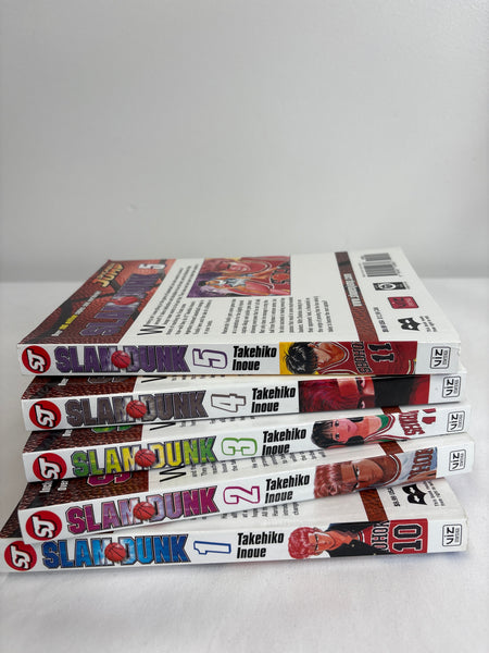 Slam Dunk Volume 1-5 Manga