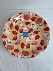 Queen west Trading Co Strawberry Pattern Melamine Bowl