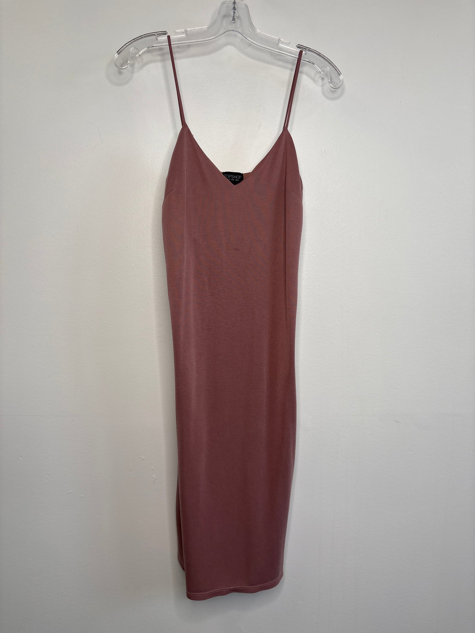 Topshop Mauve Pink Midi Dress (US 6)