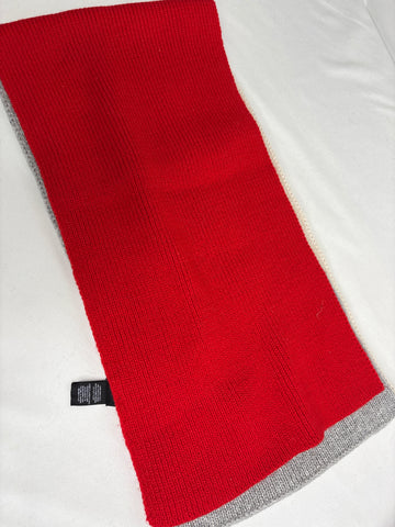 Indigo Knit Three-Toned Scarf