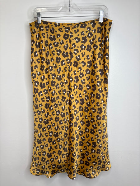 4Sienna Leopard Print Midi Skirt (L)