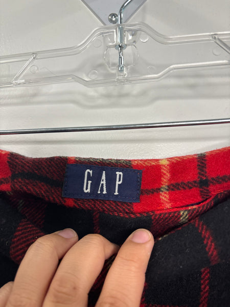 Vintage Gap Wool Plaid Maxi Skirt (10)
