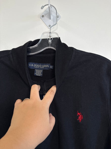 U.S Polo Quarter-Zip Sweater (S)