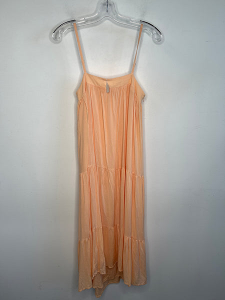 Lost In Lunar Peach Sleeveless Maxi Dress (XS)