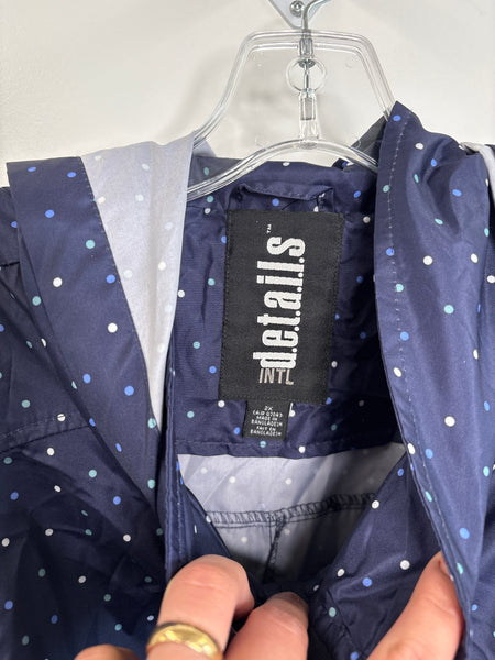 NWT INT Details Polkadot Wind Jacket (2X)