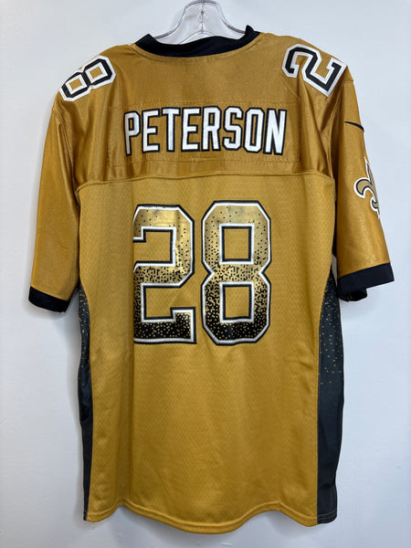 NFL Nike New Orleans Saints #28 Adrian Peterson Football Jersey (48)