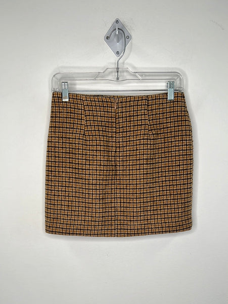 Forever 21 Plaid Wool Blend Mini Skirt (S)