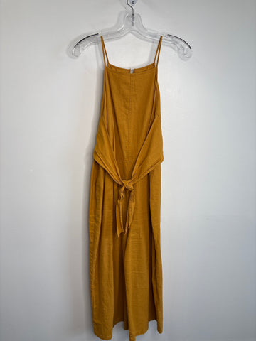 Greylin Cotton-Linen Blend Jumpsuit (L)