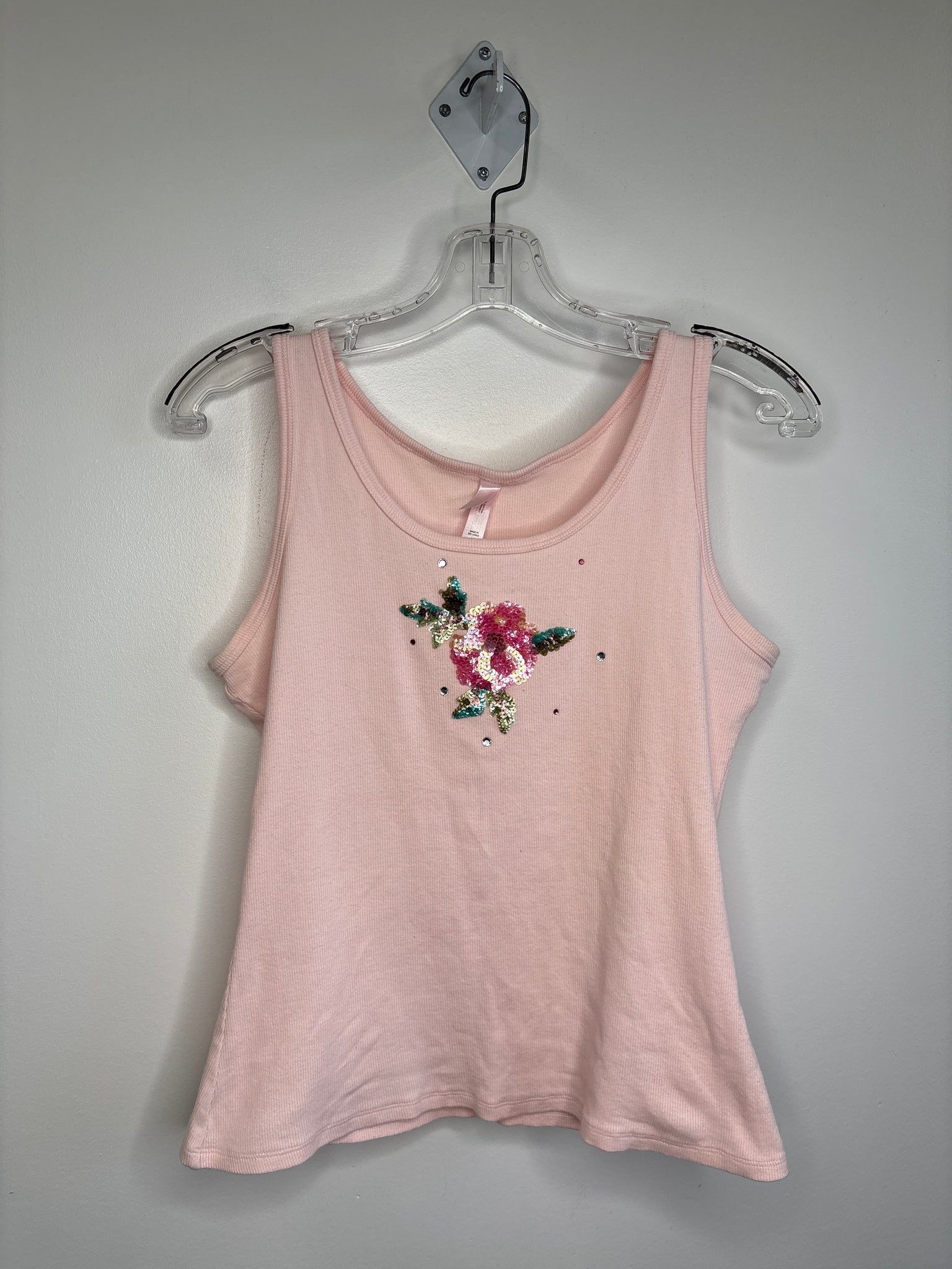 Victoria’s Secret Sequin Ribbed Halter Top (L)