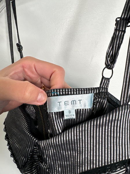 Retro Tempt Y2K Striped Bustier Top (8)