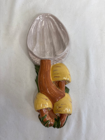 Vintage Mushroom Spoon Rest