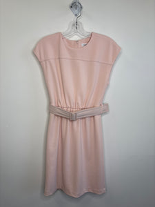 Calvin Klein Cap Sleeve Belted Sheath Dress (4)