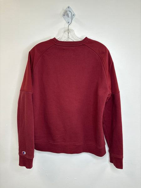 Champion Embroidered Cotton-Blend Pullover Sweater (L)