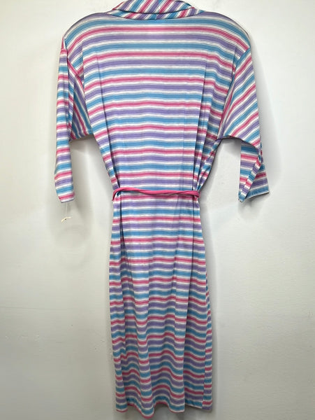 NWT Vintage Tivani Montreal Striped Long Sleeve Dress (M)