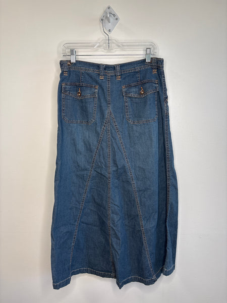 Retro Jones & Co Cotton Maxi Denim Skirt (8)