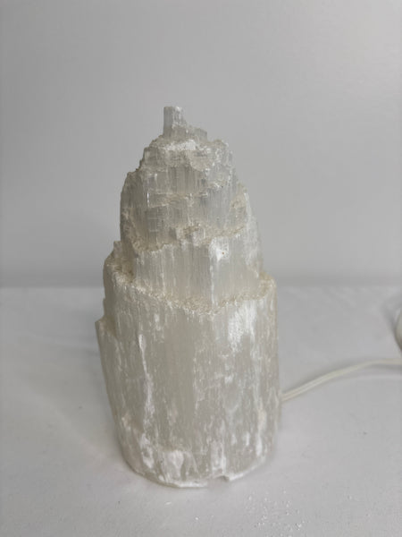 Selenite Lamp Decor