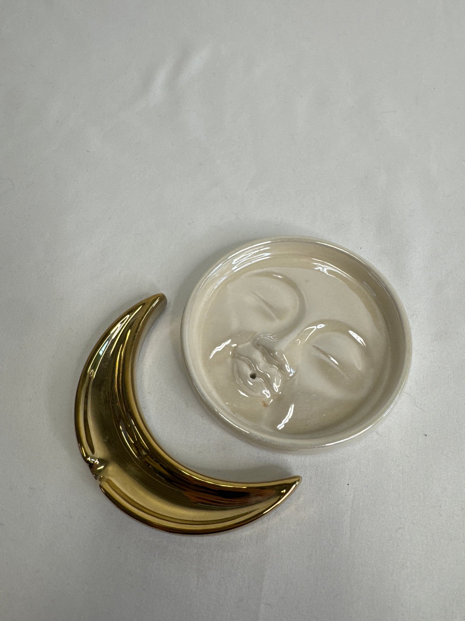 NWT SET OF 2 UO Man On The Moon Incense Holder