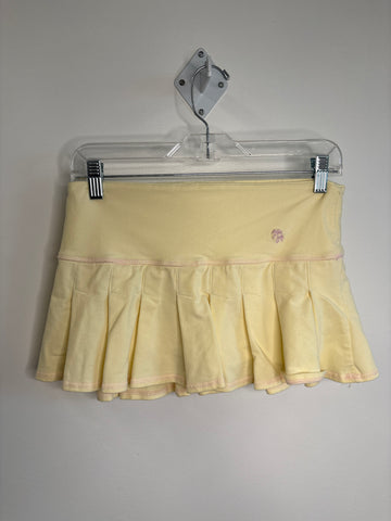 Retro Garage Stretch Y2K Pleated Mini Skort (XS)