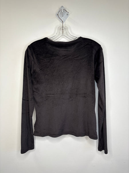 Juicy Couture Sleepwear Long-Sleeve Top (S)