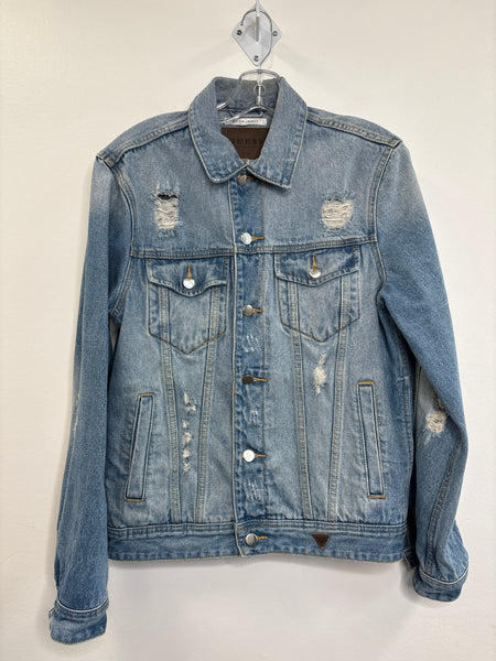 Guess Distressed Denim Jacket (M)