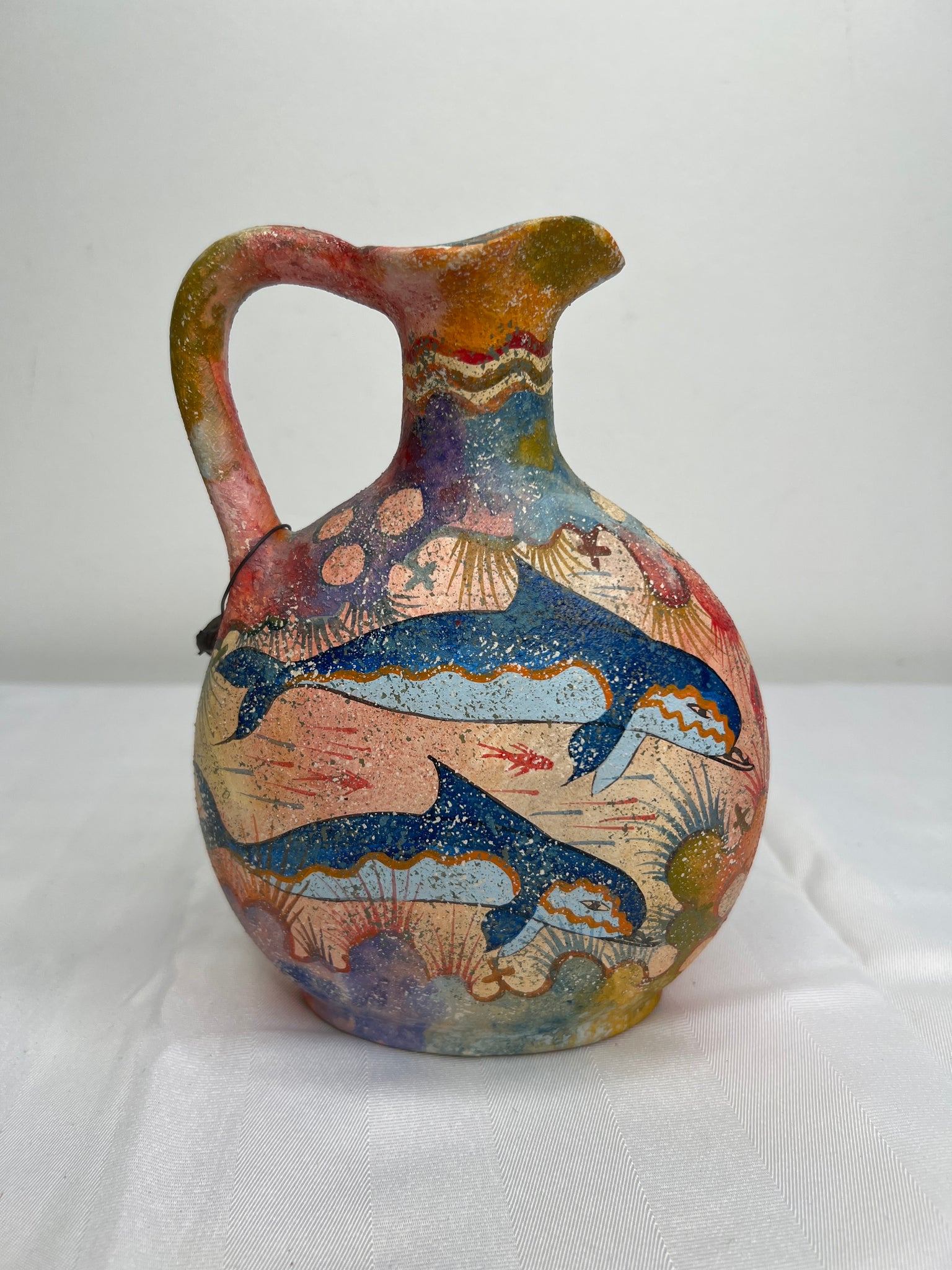 Handpainted Minoan Period 1450 B.C Replica Vase