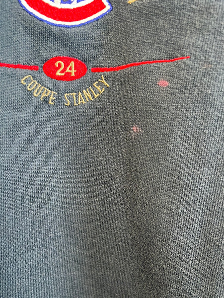 Montréal Canadiens Embroidered 24 Coupe Stanley Crewneck