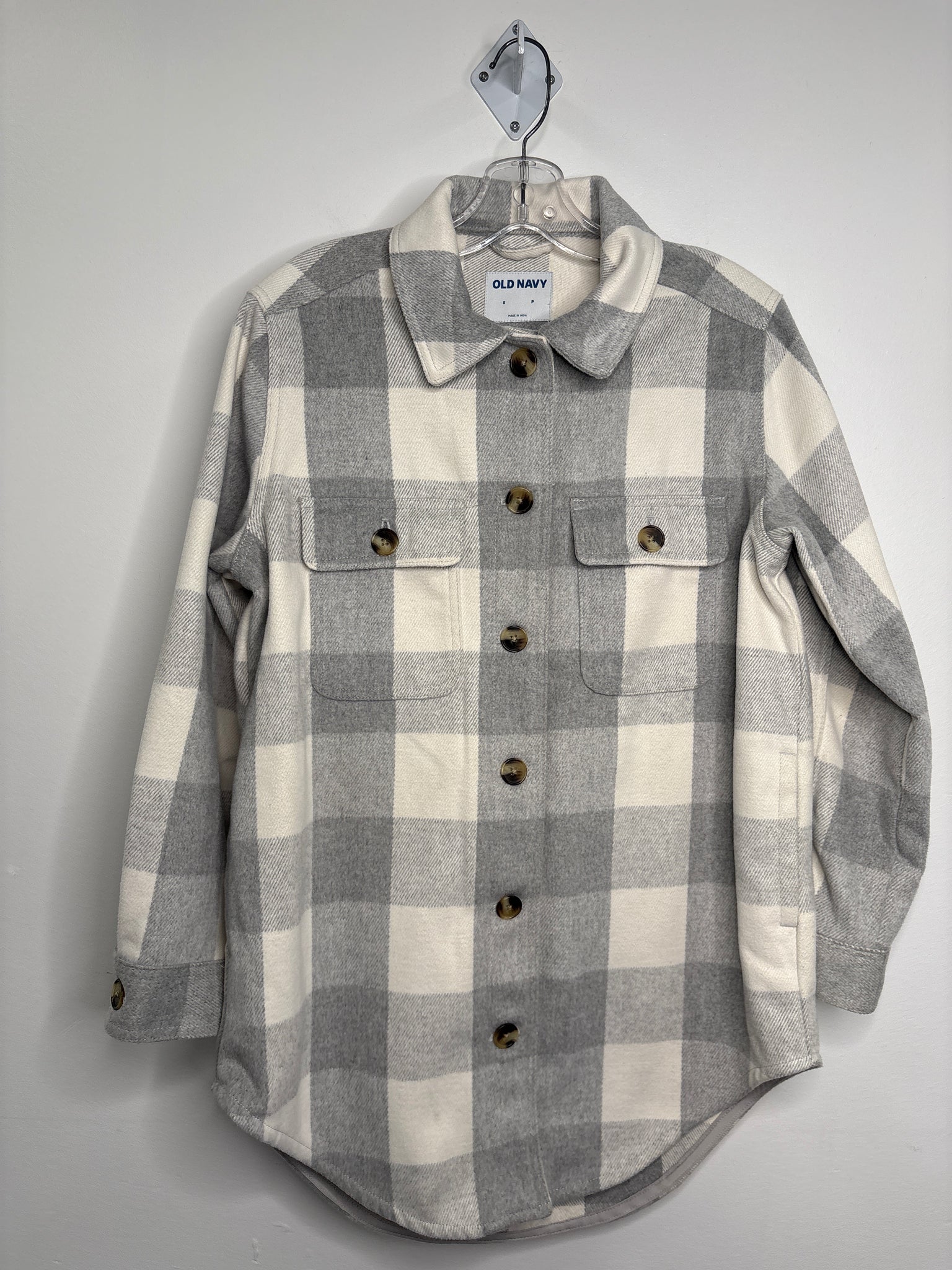Old Navy Plaid Shacket (S)