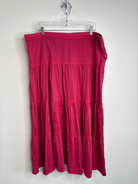 The Paragon Reversible Cotton Tiered-Skirt (L)