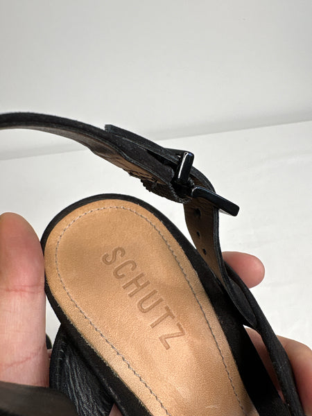 Schutz Heel Sandal (US 10B)