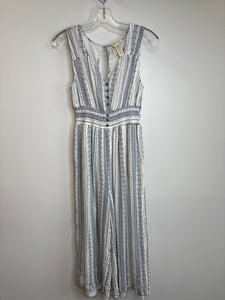 Japna Floral Keyhole Back Jumpsuit (M)