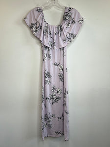 Majora Lavender Floral Print Maxi Sundress (M)