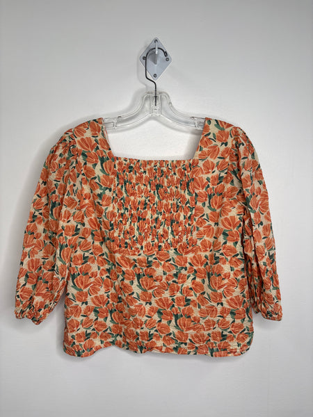 Salt Moore Park Smocked Floral Blouse (S)