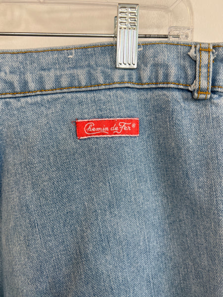 Vintage Chemin De Fer 70's Multi-pocket Denim Jeans