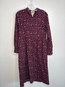 Northern Reflection Corduroy Floral Maxi Dress (L)