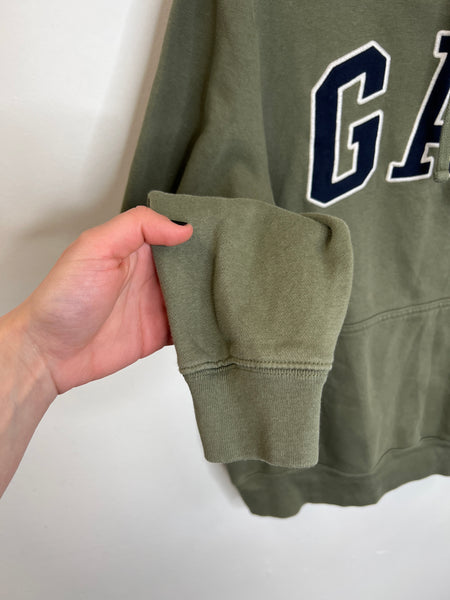 Gap Olive Green Pullover Hoodie (S)