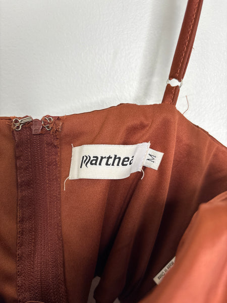 Marthea Copper Corset Crop Top (M)
