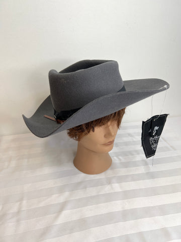 NWT Peter Grim Western Style Grey Felt Hat (S/M)