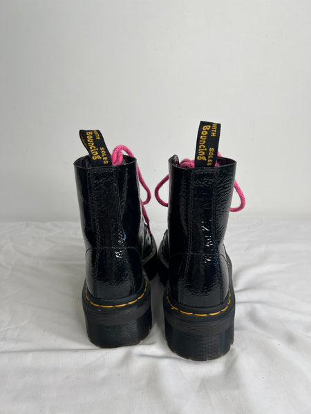 Dr. Doc Martens Sinclair Black Lace Up Platform Boots (US 5L)