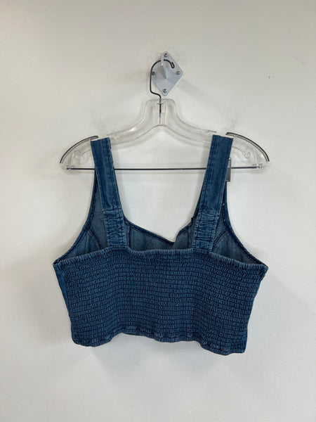 Japna Denim Sleeveless And Skort 2pc Set (XL)