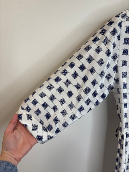 Retro Petites By Demaro Paterned Midi Dress (7/8)