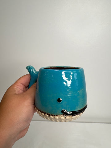 Whale Ceramic Pottery Mug