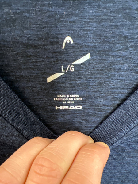 Head Navy Blue Active T-Shirt (L)