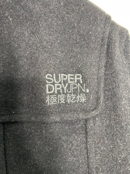 Superdry Limited Black Duffle Jacket (M)