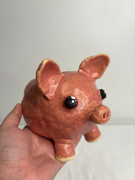 Ceramic Pottery Piggy Bank
