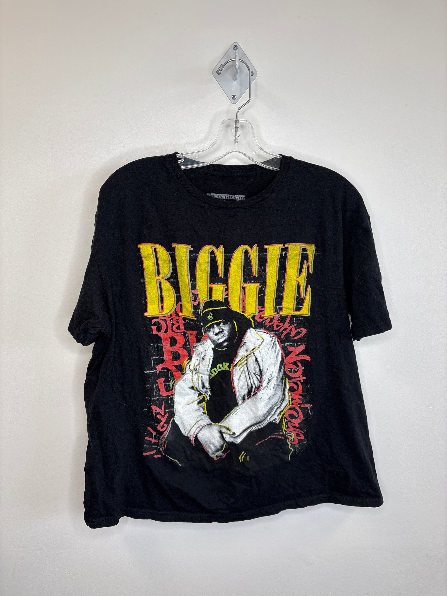 Notorious Big Men's Brooklyn Wall T-Shirt (M)